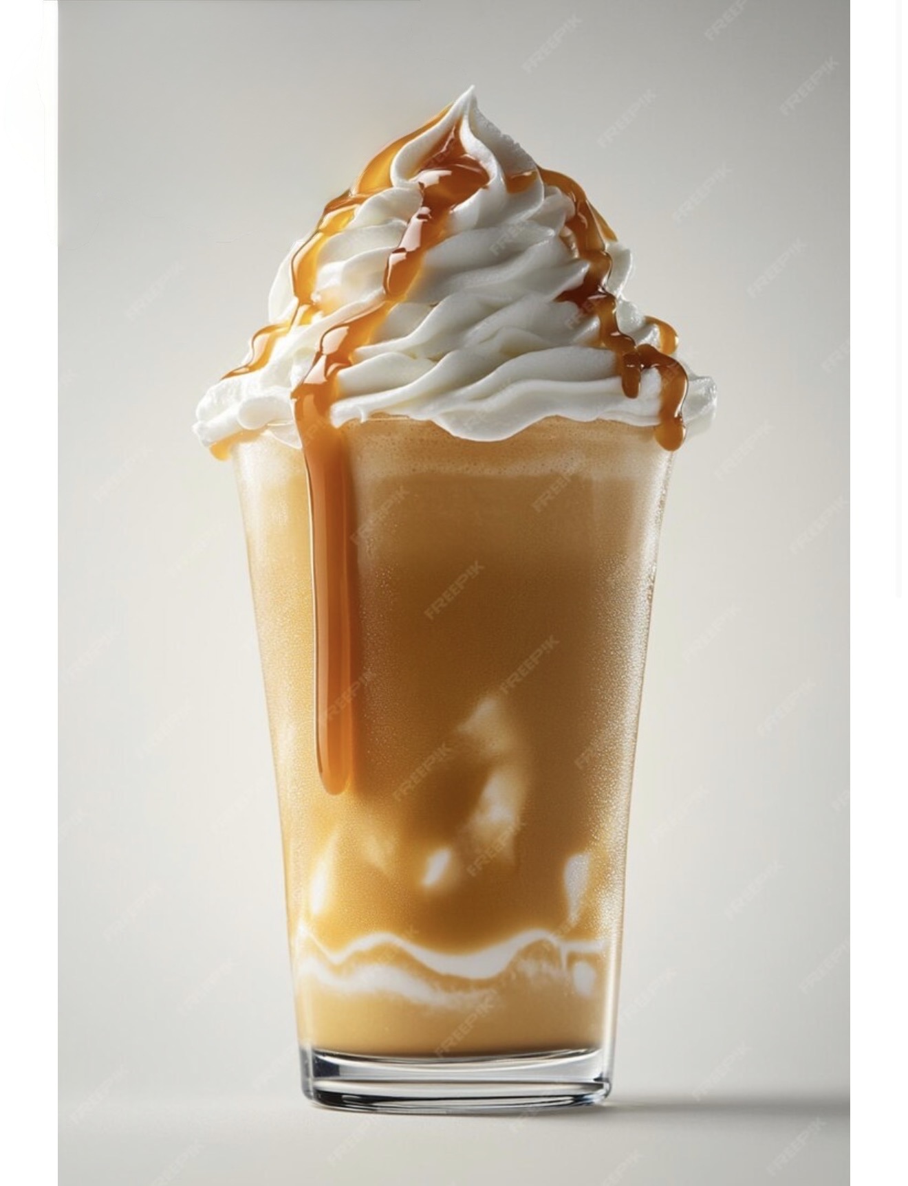 Ice caramel macchiato